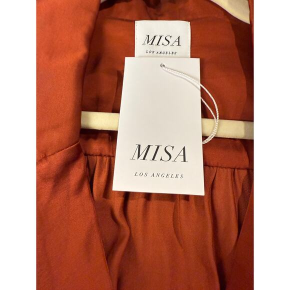 Misa Los Angelas Blaire Dress Burnt Orange Size: L - Picture 4 of 4
